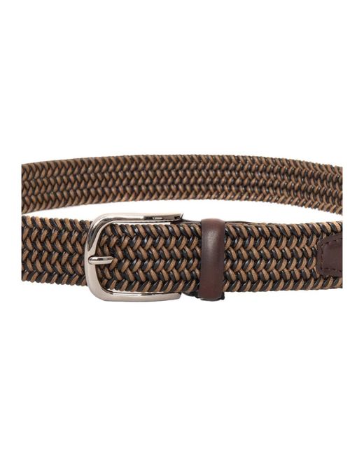 Orciani Range Elast Gürtel in Brown für Herren