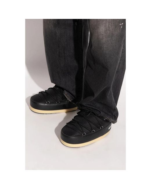 Moon Boot Black Mules
