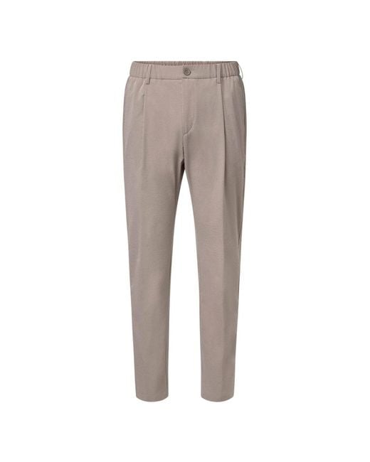 Herno Gray Suit Trousers for men