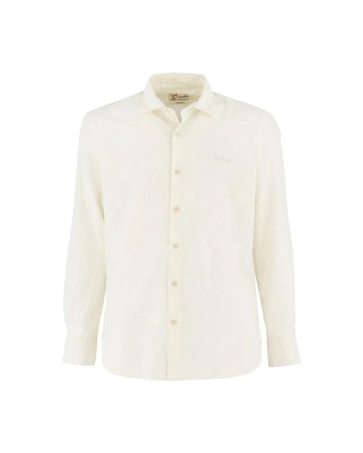Mc2 Saint Barth White Casual Shirts for men