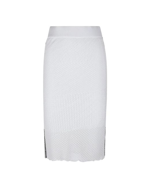 Pinko White Midi Skirts