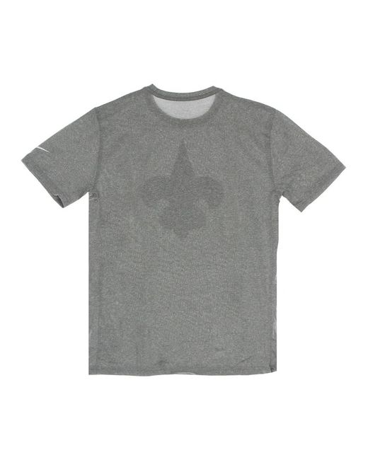 Nike Fitness ,Grijs ,Polyester Nfl Logo Legend Tee New Orleans Saints in het Gray voor heren