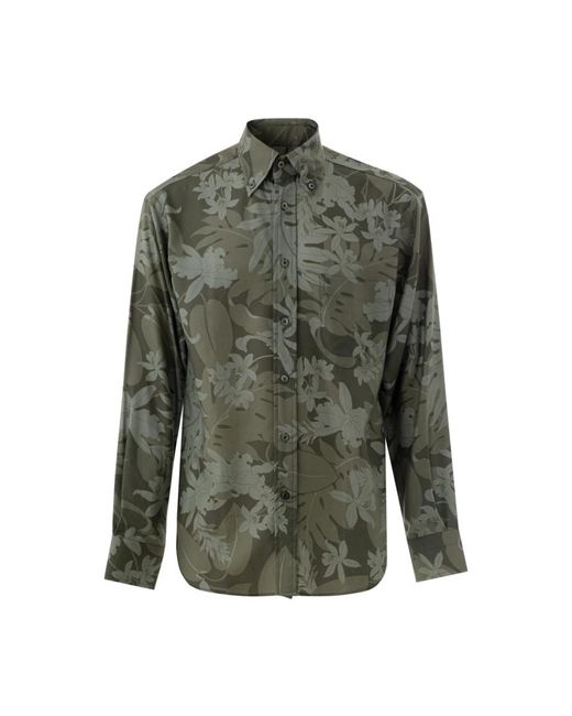 Tom Ford Green Casual Shirts for men