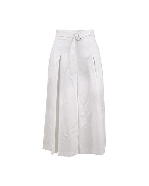 Drumohr White Midi Skirts