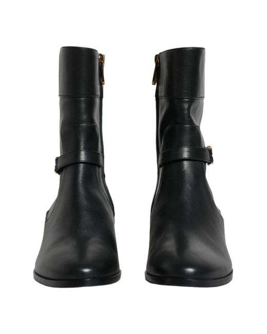 Dolce & Gabbana Black Ankle Boots for men