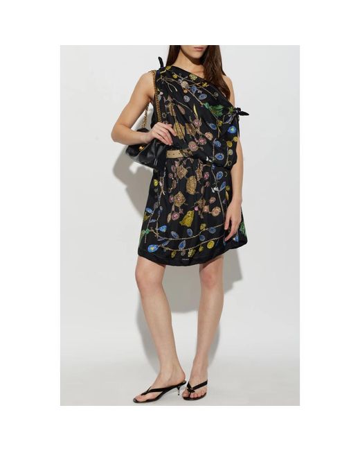 Short Dresses Versace de color Black