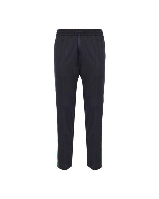 Gucci Blue Slim-Fit Trousers for men