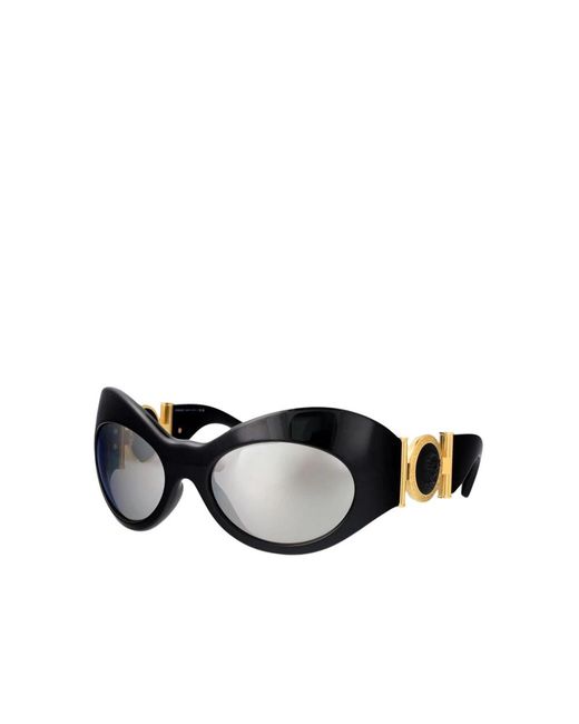 Versace Black Ovale Sonnenbrille