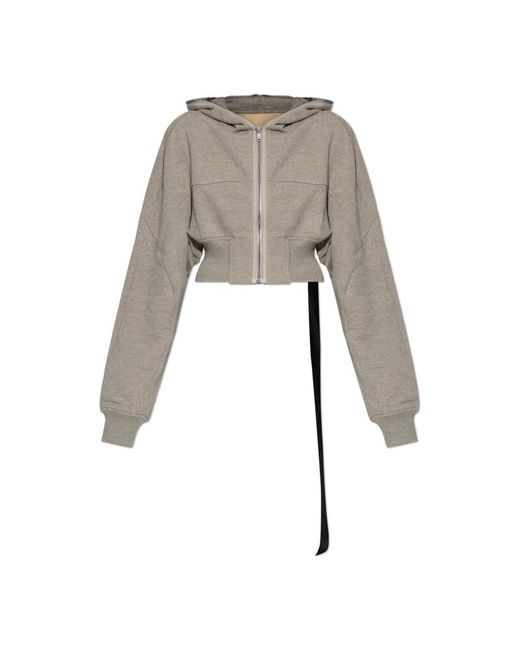 Zip-Throughs Rick Owens de color Gray