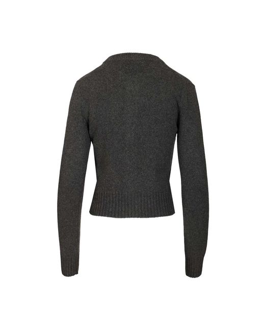 AMI Black Cashmere Knitwear