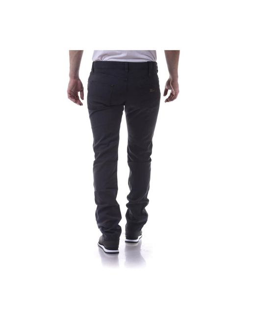 Armani Blue Slim-Fit Trousers for men