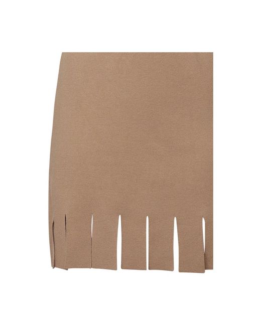 Short Skirts Akep en coloris Brown