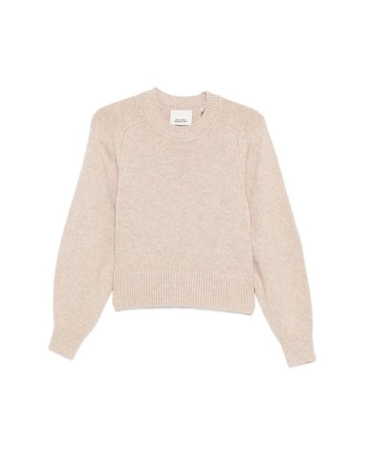 Isabel Marant Round-Neck Knitwear in het Natural