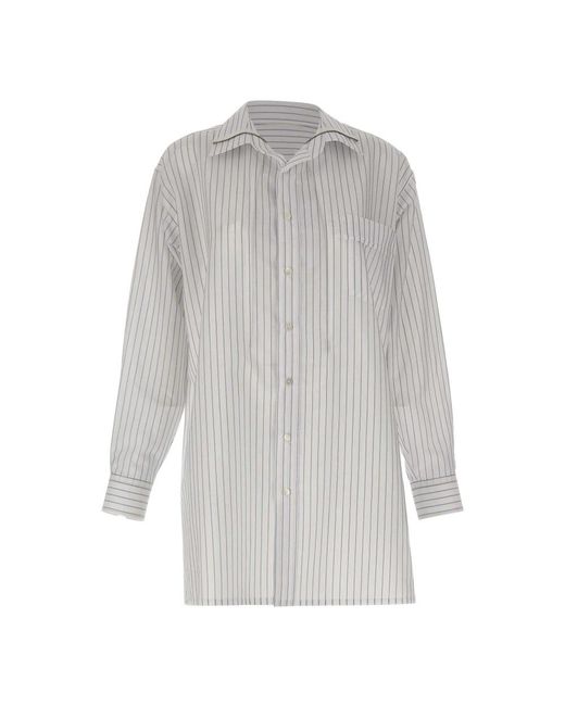 MM6 by Maison Margiela Gray Shirts