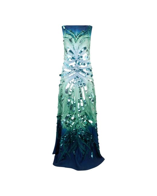 Alberta Ferretti Maxi Jurk in het Green