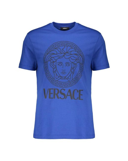 T-Shirts Versace de hombre de color Blue