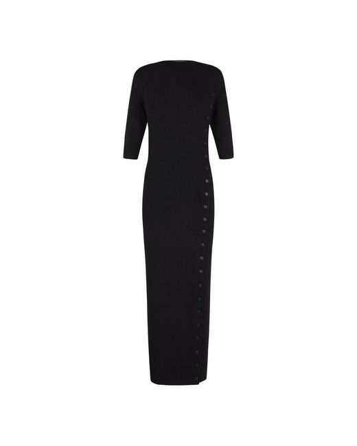 Cortana Black Knitted Dresses