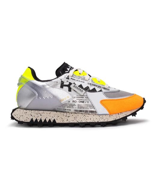 RUN OF Blue Sneakers for men