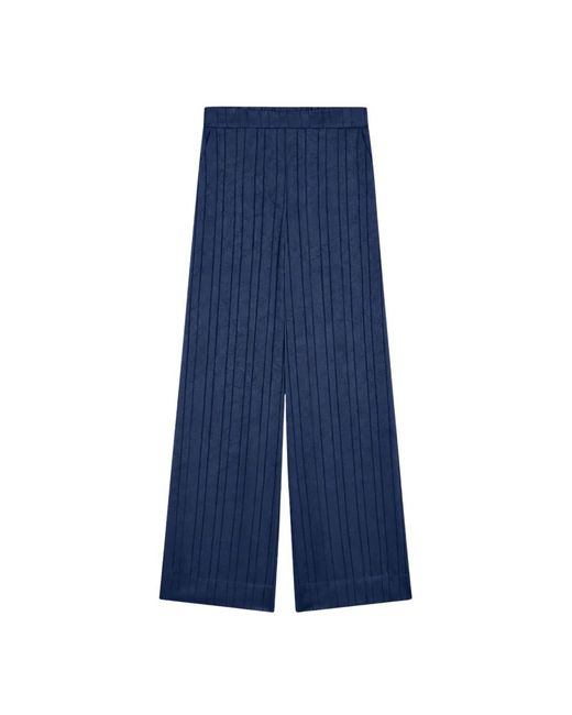 Suncoo Blue Wide Trousers