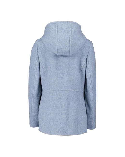 GIL BRET Blue Velours Kapuzenjacke