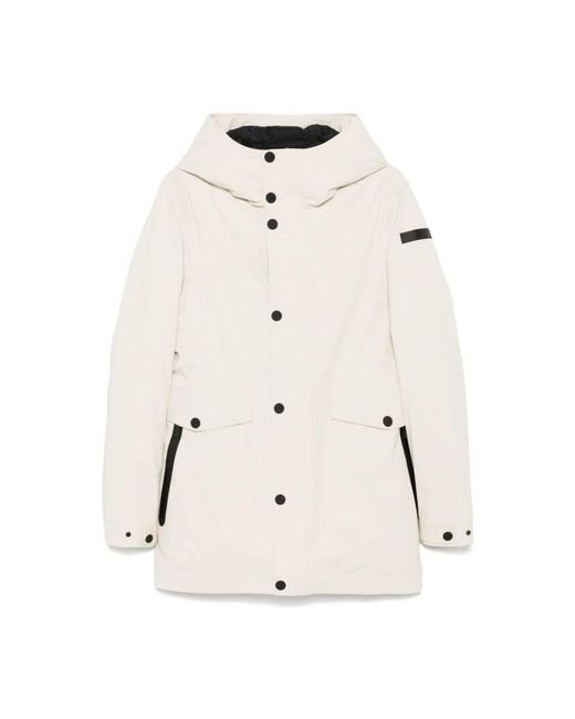 Rrd Jassen ,Wit ,Egg Floating Parka in het Natural voor heren