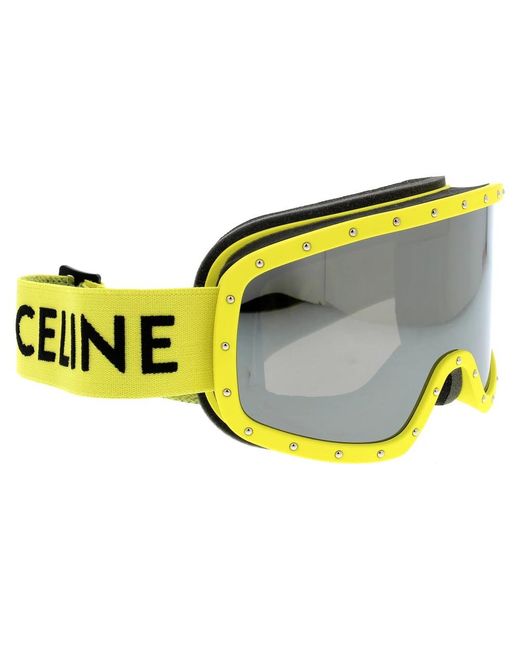 Ski Accessories Céline de color Yellow