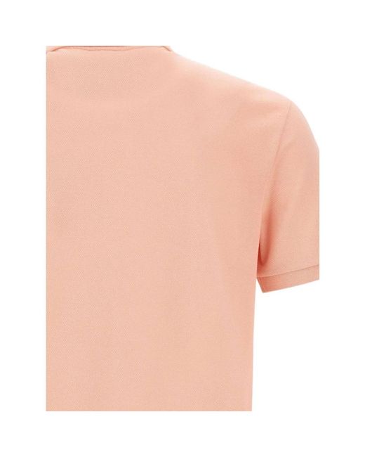 Lacoste Pink Polo Shirts for men