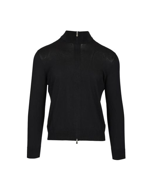 Tagliatore Black Cardigans for men