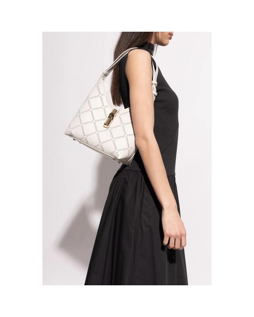 Furla White Shoulder Bags