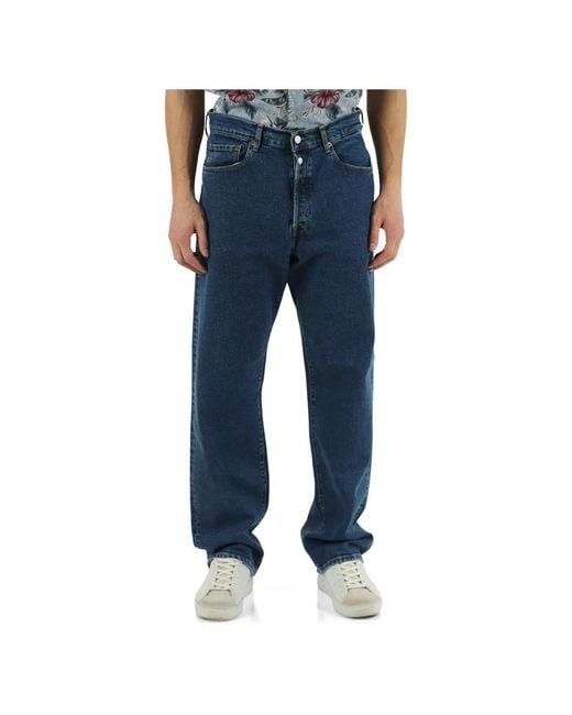 Replay Blue Straight Jeans for men