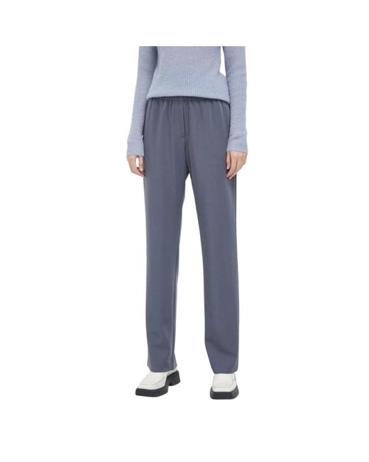 Straight Trousers Samsøe & Samsøe en coloris Blue