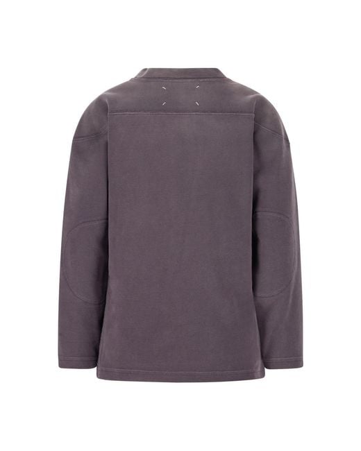 Maison Margiela Purple Sweatshirts