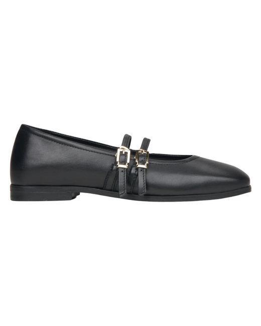 ESTRO Black Ballerina Shoes