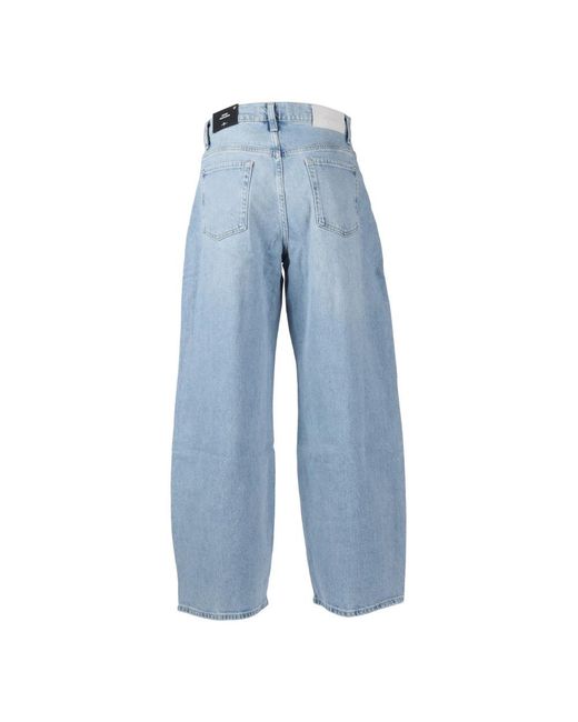 7 For All Mankind Blue Loose Fit Jeans