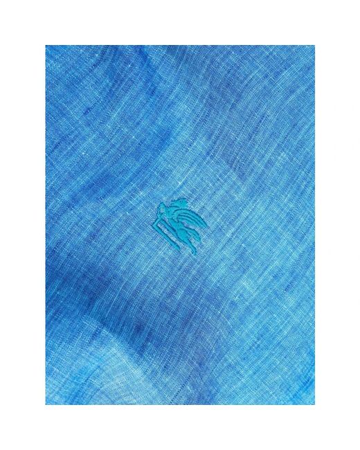 Etro Blue Casual Shirts for men
