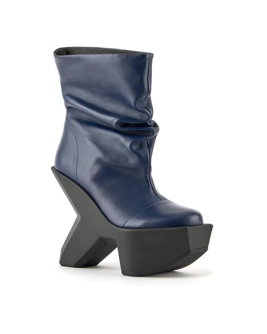 United Nude Blue Heeled Boots