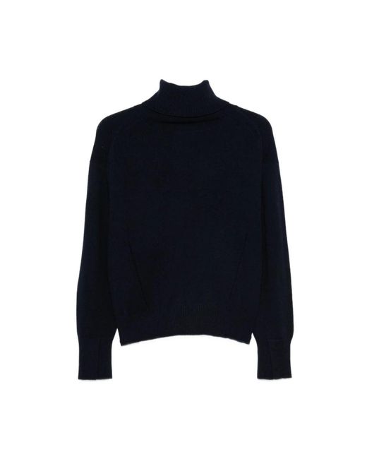 Semicouture Blue Turtlenecks