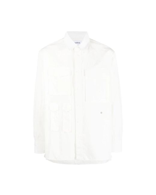 Etudes Studio White Casual Shirts for men