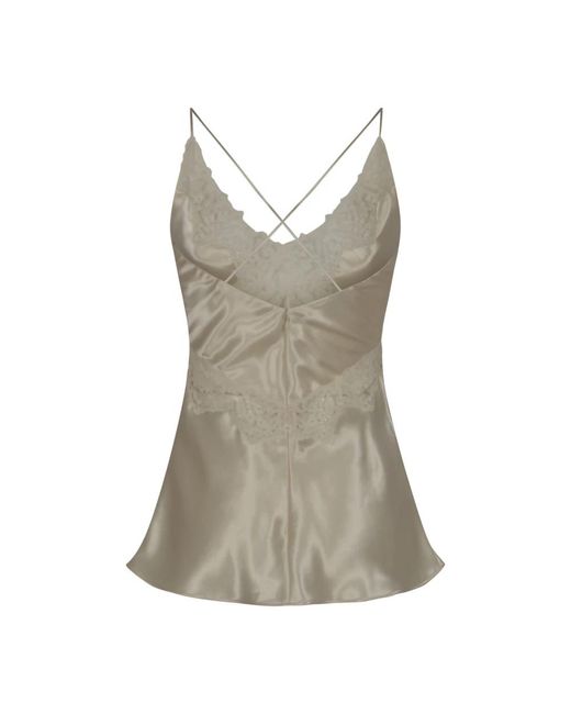 Alberta Ferretti Top in het Brown