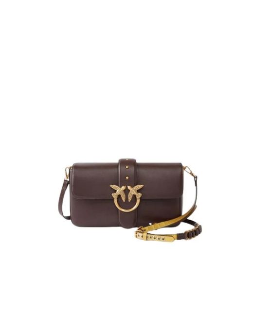 Pinko Brown Cross Body Bags