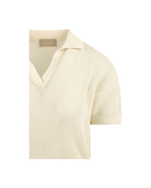 V-Neck Knitwear Drumohr en coloris Natural