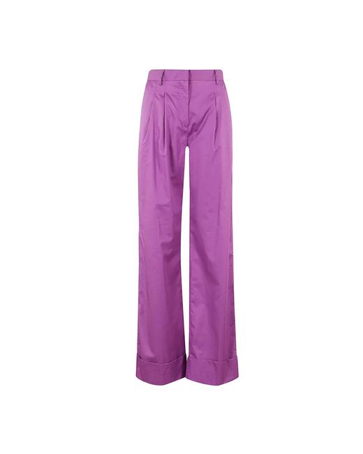 ANDAMANE Purple Wide Trousers