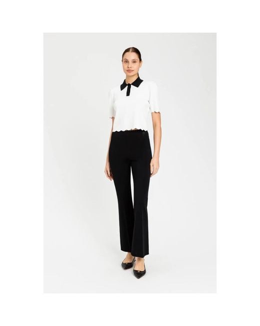 Twinset Black Wide Trousers