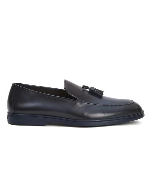 Doucal's Blue Loafers for men