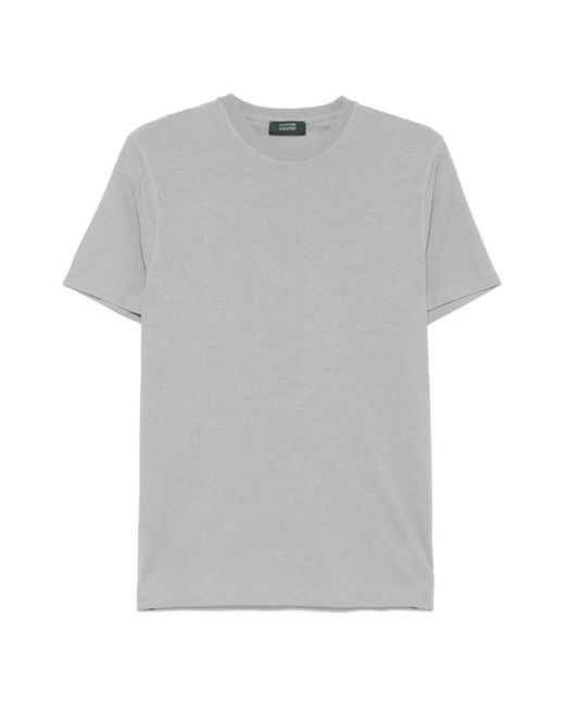 Zanone Gray T-Shirts for men