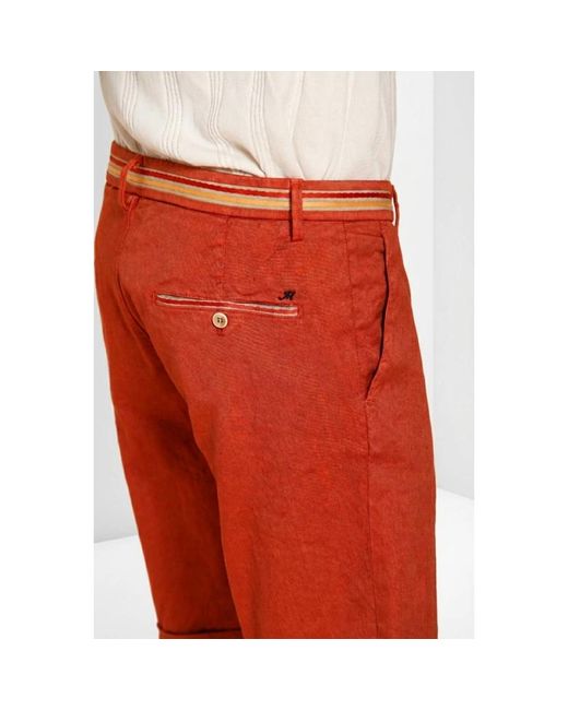 Mason's Red Casual Shorts for men