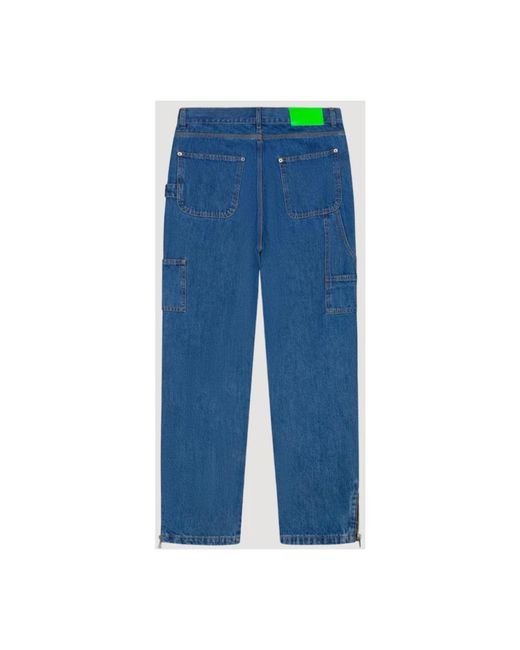 GARMENT WORKSHOP Blue Straight Jeans for men