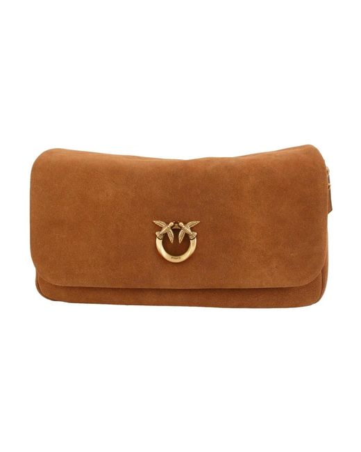 Pinko Brown Shoulder Bags