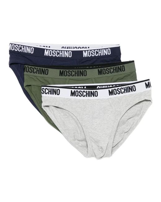 Moschino Brief Tri-Pack in het White voor heren
