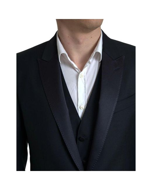 Dolce & Gabbana Blauer slim fit 2-teiliger martini anzug in Blue für Herren
